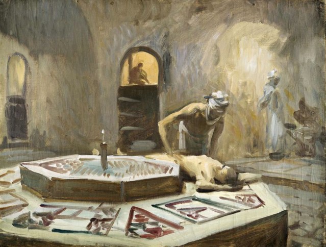 Sergant, Massage in a Bath House